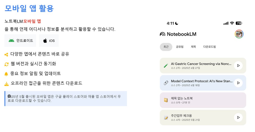 NotebookLM – 문서 기반 학습에 특화된 챗봇형 AI 설명 이미지 9