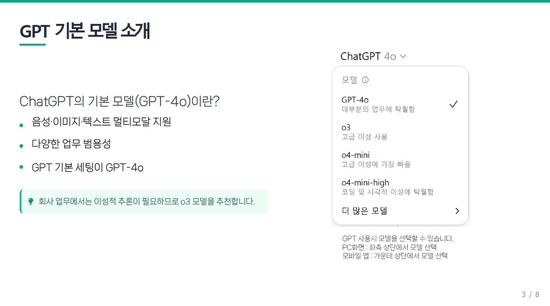 GPT로 업무효율 높이는 꿀팁 (딥리서치 & 챗봇 만들기) 설명 이미지 4